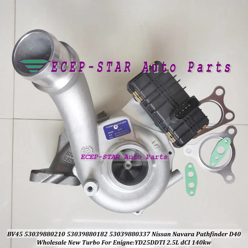 

Turbo BV45 14411-5X01A 14411-5X01B 210 182 337 53039700210 53039700182 53039700337 For Nissan Navara Pathfinder YD25DDTI 2.5L 10