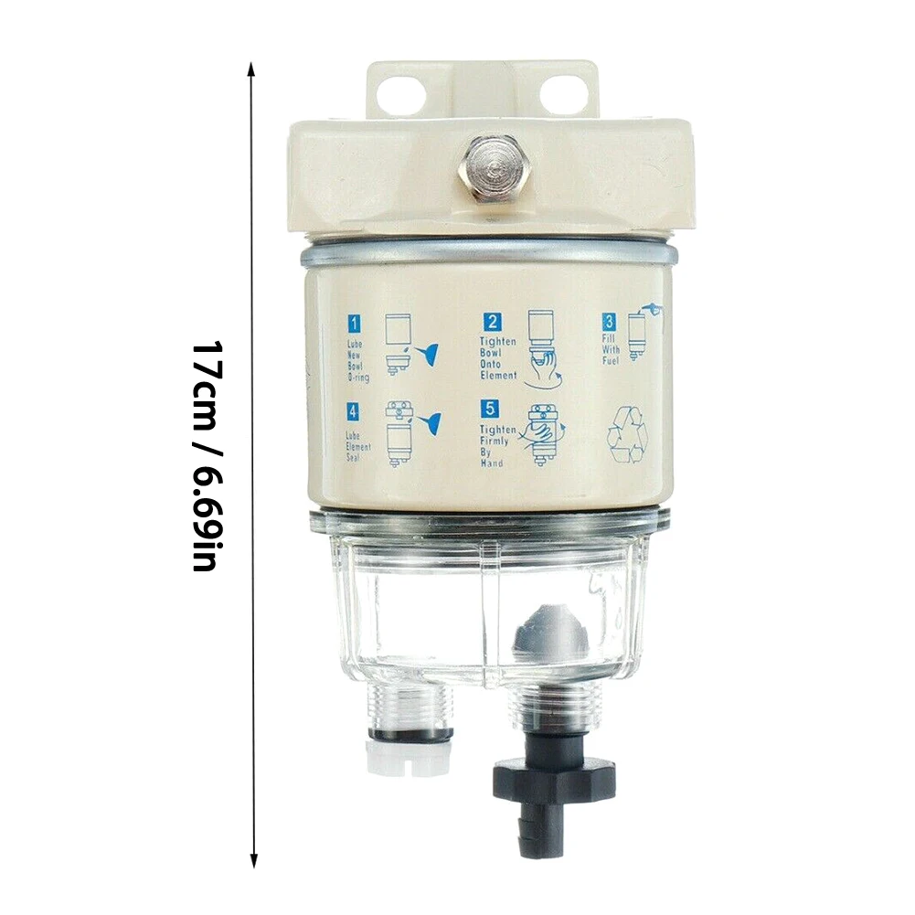 R12T лодочный морской вращающийся топливный фильтр сепаратор воды газонокосилка