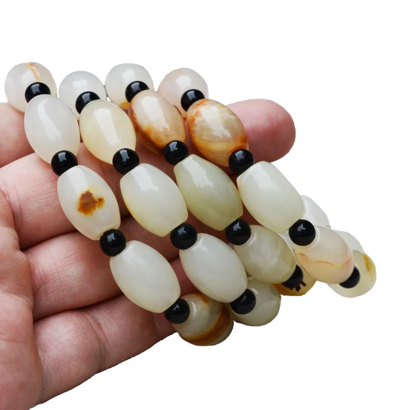 Браслеты из нефрита мужские браслеты афганский нефрит браслет на руку подарок