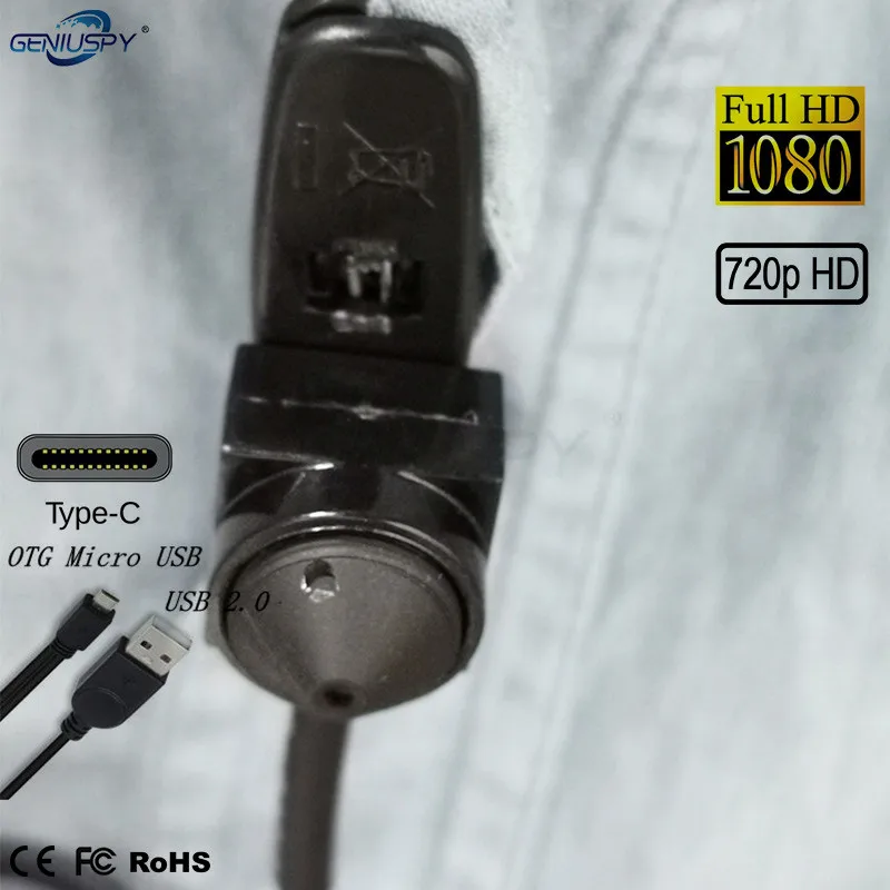 Производитель микро 15*15 мм 1080P 2MP 720P Портативная UVC мини USB камера с зажимом