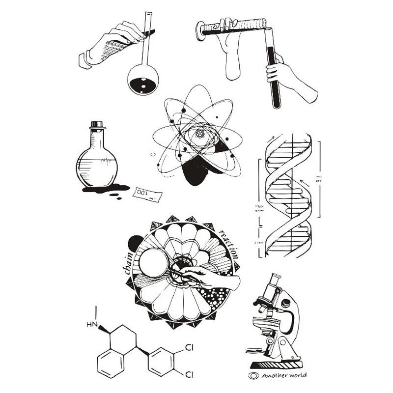 

Chemistry Stamps For Card Making And Scrapbooking Stamps