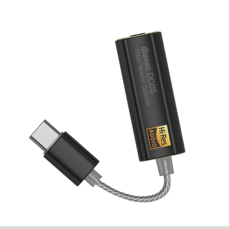 iBasso DC05 DC06 Type-C to 3.5 4.4mm Headphone Amplifier Adapter USB DAC HiFi HiRes Cable Adapter vs xiaomi shanling fiio