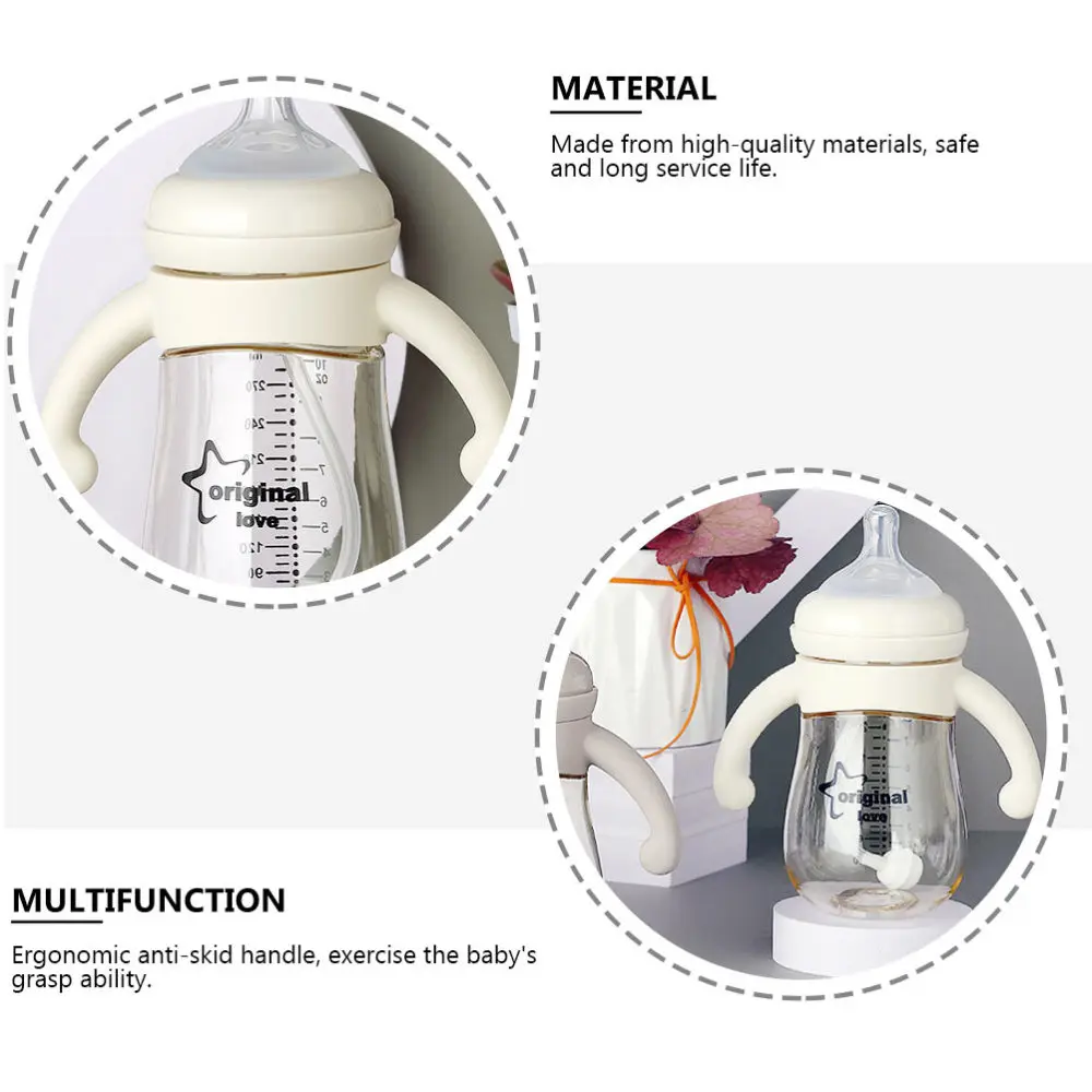 

1pc Creative Baby Bottle Baby Bottle Baby Feeding Bottle Feeder (Beige)