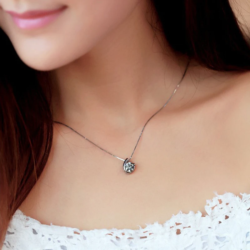 Изысканное ожерелье с подвеской в виде Луны элегантная женская свадебная