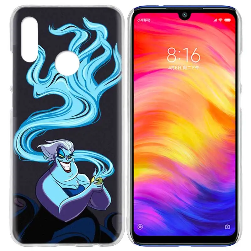 Чехол для Xiaomi Redmi Note 7 7A фотоаппаратов моментальной печати 7S 6 6A 5 Y3 K20 mi 8 до 9 лет CC9 CC9E A1 A2 A3 играть F1 Lite Pro Plus Урсула, Русалочка - Цвет: 03