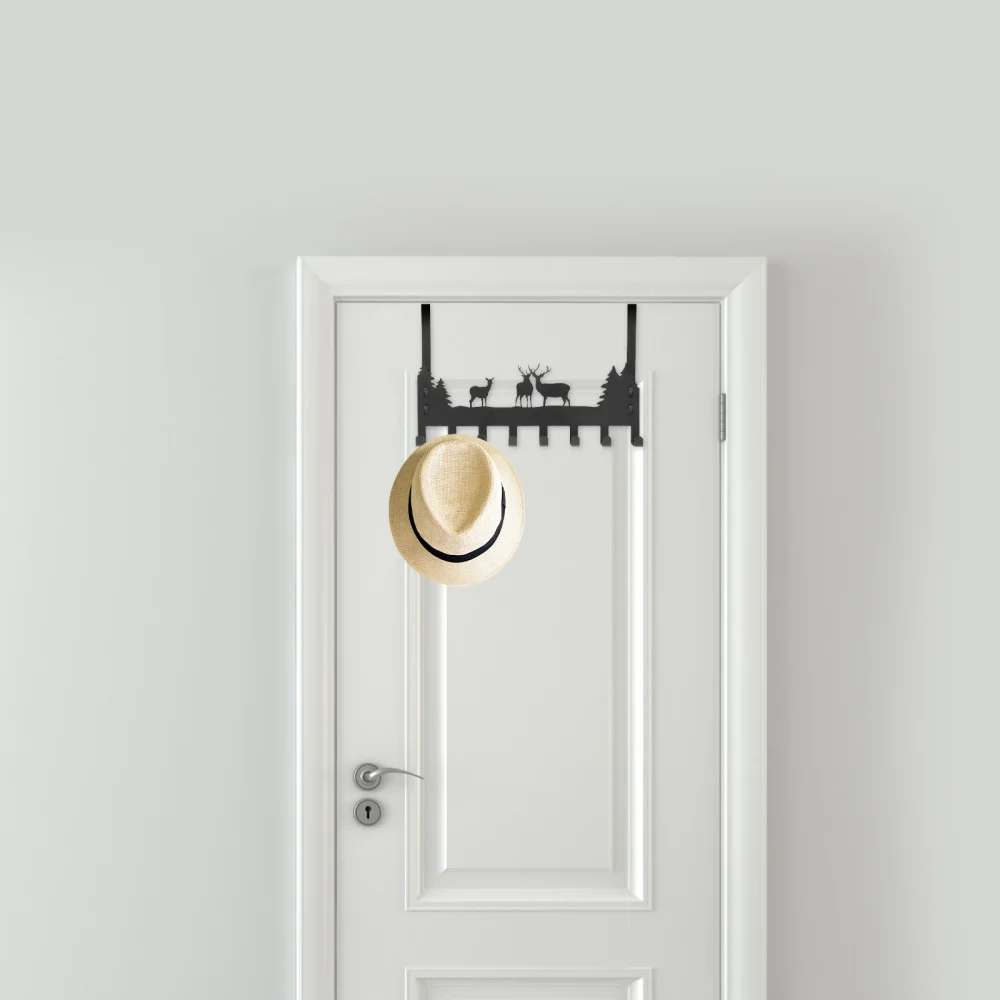

1pc Home Behind Door Hanger Bathroom Living Room Sundries Storage Hook