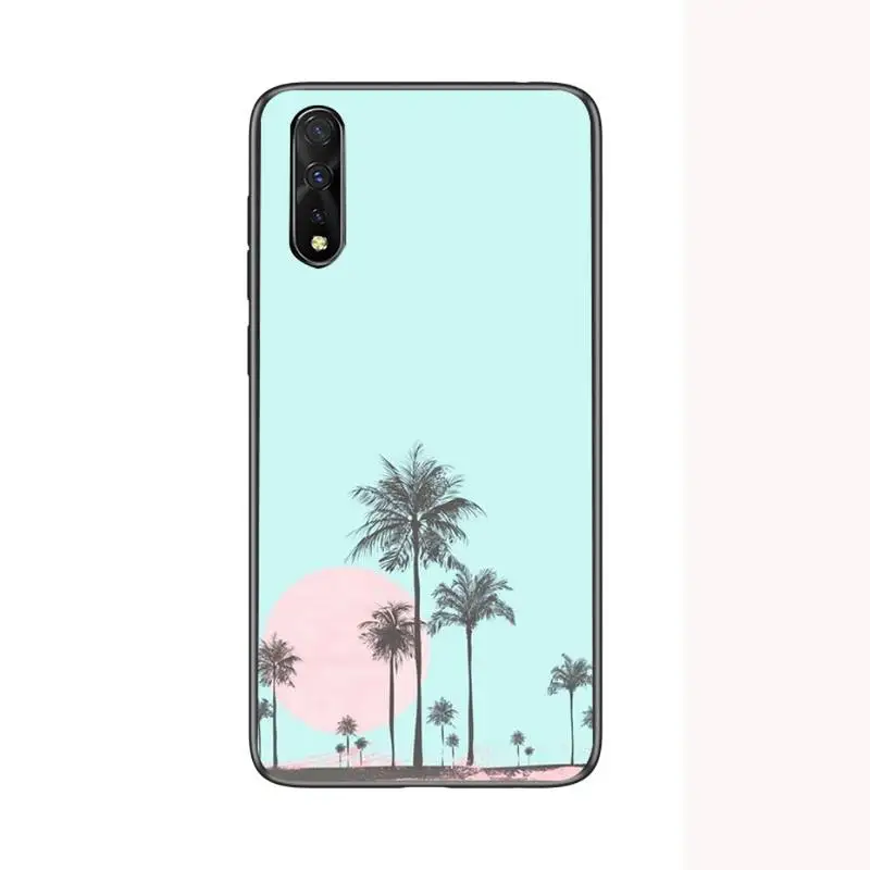 

Fashion Simple Landscape Painting Phone Case For Huawei Mate 9 10 20 X 30 40 Lite Pro Cover Fundas Coque