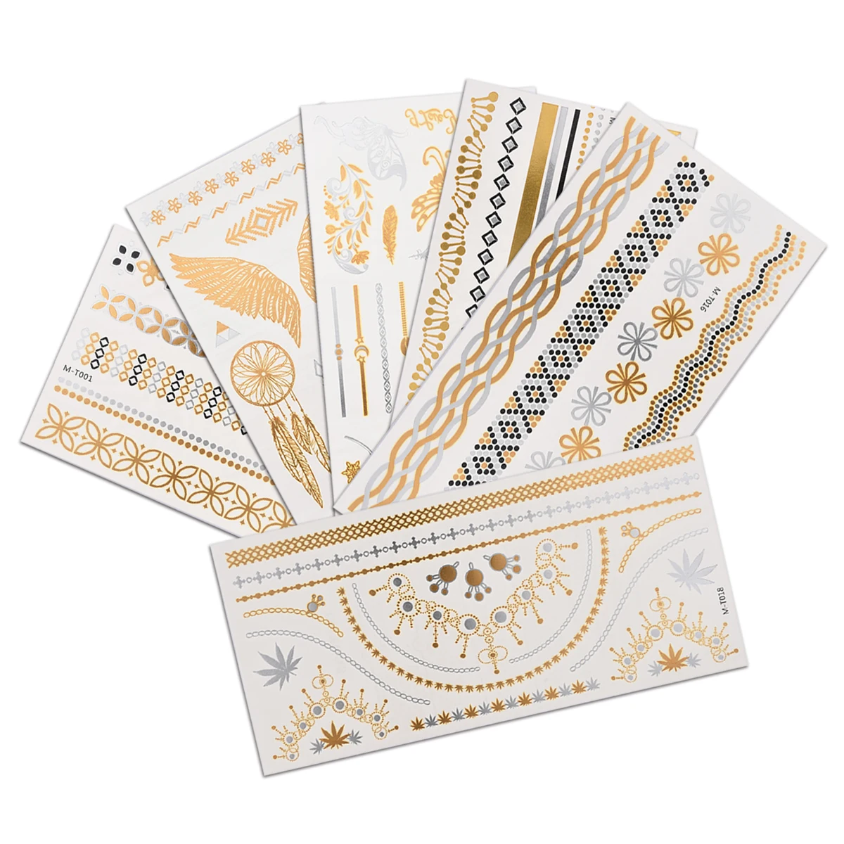 Новинка блестящая татуировка искусственная ретро горячее тиснение Серебряная