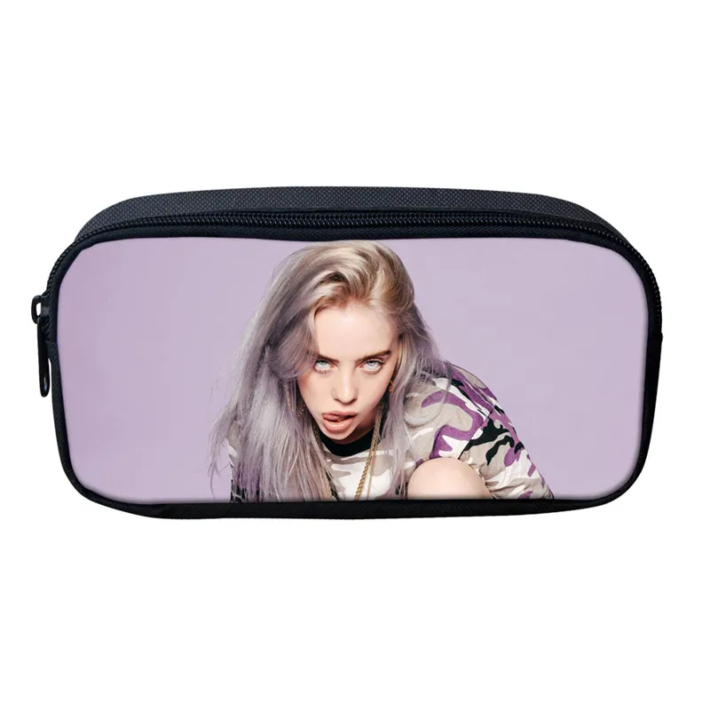 THIKIN Billie Eilish 3 шт./компл. Рюкзак Back To School детская книга мешок для маленькой девочки распылитель ранцевого типа для подростков Mochila Escolar - Цвет: as picture