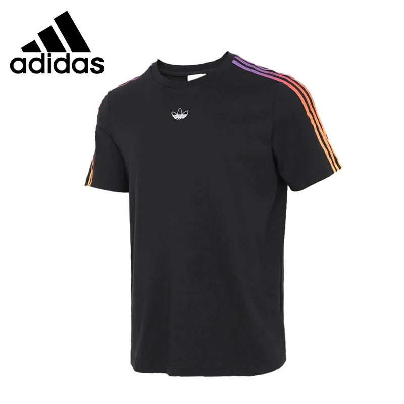 

Оригинальный Новое поступление Adidas оригиналы SPRT 3 полосатая футболка Для мужчин, футболки с коротким рукавом спортивный костюм