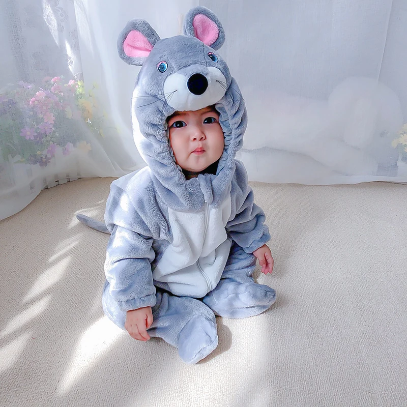 

Umorden Baby Boys Little Mouse Kigurumi Costume Infant Toddler Child Winter Pajamas Jumpsuit Onesies Flannel Birthday Clothes