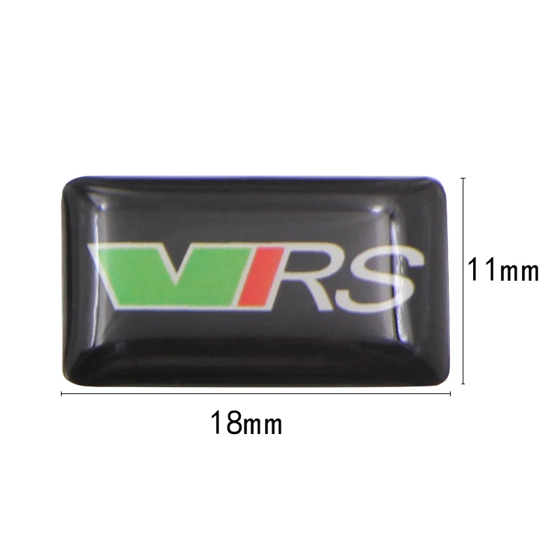 10pcs/lot Car styling Steering wheel 3D small Emblem Sticker Wheel Decal Fit for skoda VRS octavia superb | Автомобили и