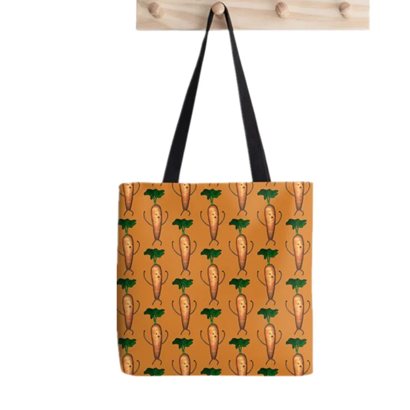 

Shopper Kevin the Carrot Tote Bag Printed Tote Bag women Harajuku shopper handbag girl Shoulder shopping bag Lady Canvas Bag
