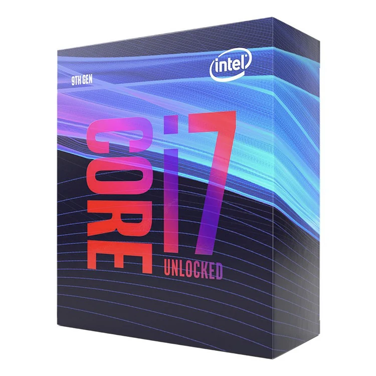 Настольный процессор INTEL Core I7 9700K 8 ядер 16 потоков до 4 9 ГГц турбо разблокированный