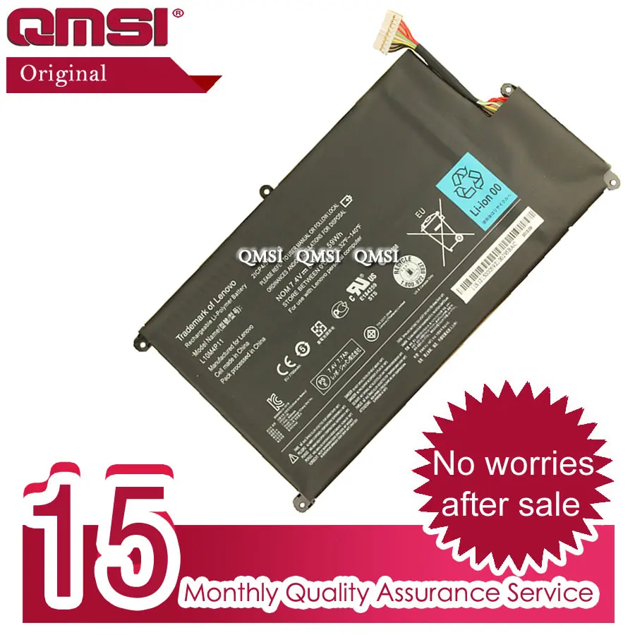QMSI 7 4 V 59Wh 8.06Ah оригинальный L10M4P11 аккумулятор подходит для ноутбука Lenovo IdeaPad U410 IFI