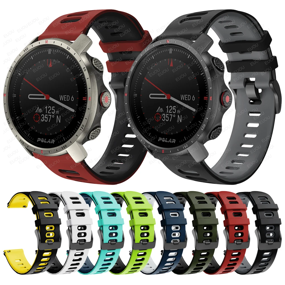 

Easyfit Sport Silicone Band For POLAR Grit X Pro Titan Watch Strap Replacement For POLAR VANTAGE M2 M/IGNITE 2/UNITE Watchband