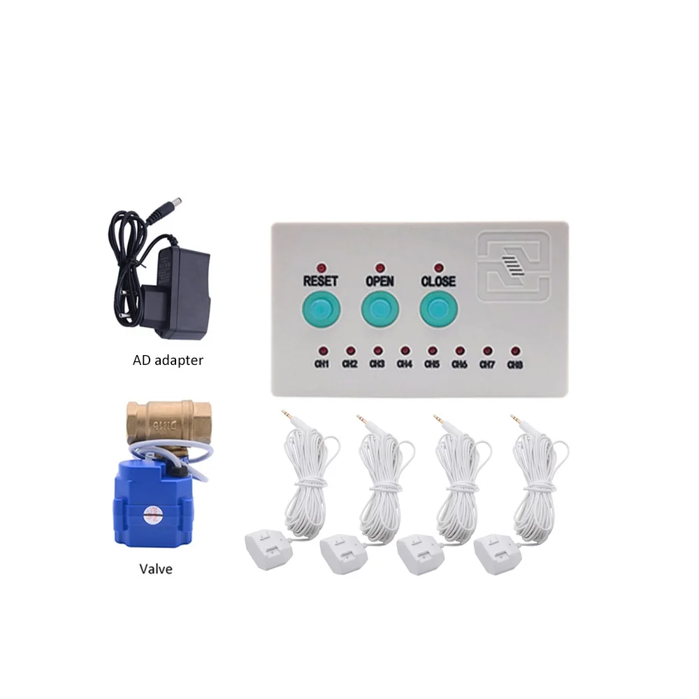 Water Alarm Sensor Reminder Dual-Way Water Leaking Detection System Home Security Protection Against Leakage