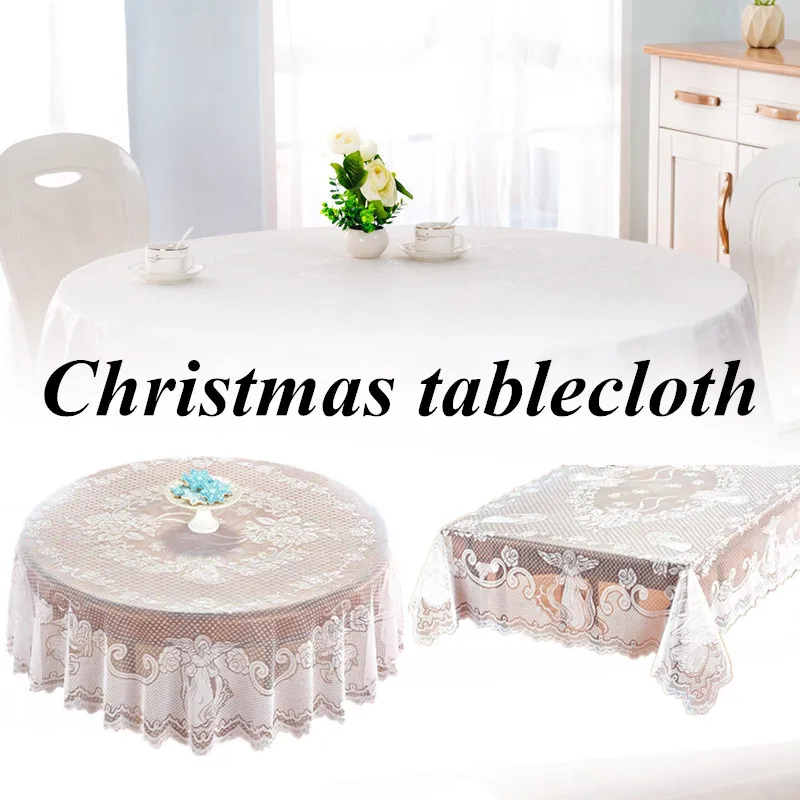 

4 Style Tablecloth Vintage Tea Table Cloth for Party Wedding Halloween Hotel Decor Lace Outdoor Tablecloth Dinning Table Cover