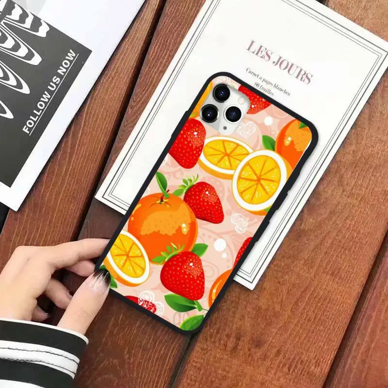 

Fruit Lemon Pineapple Phone Case for iPhone 11 12 mini pro XS MAX 8 7 6 6S Plus X 5S SE 2020 XR