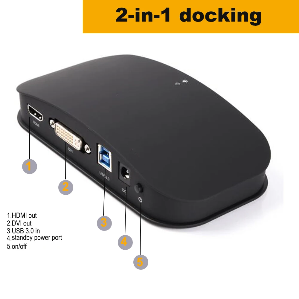 Док-станция USB 3 0 с двумя мониторами плата Displaylink видео адаптер конвертер на DVI VGA