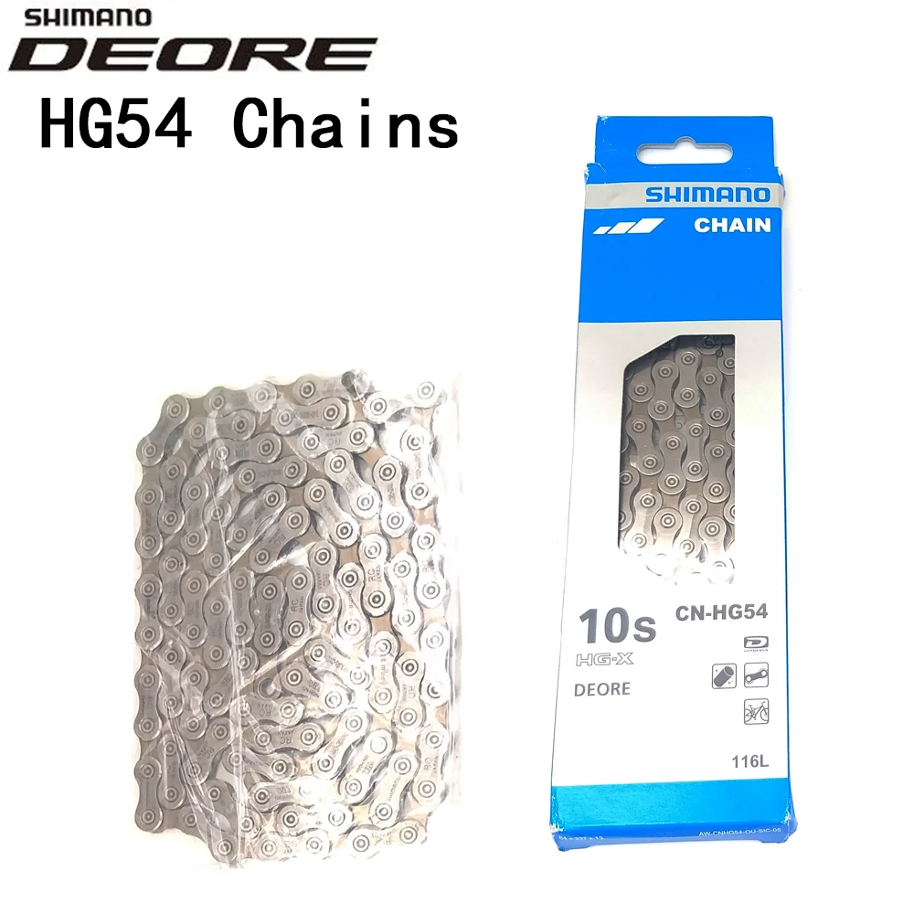 Deore HG54 10 скоростей велосипедная цепь MTB горный велосипед 10s цепи HG-X HG-54 для deore m591 m610 m670 m6000 система