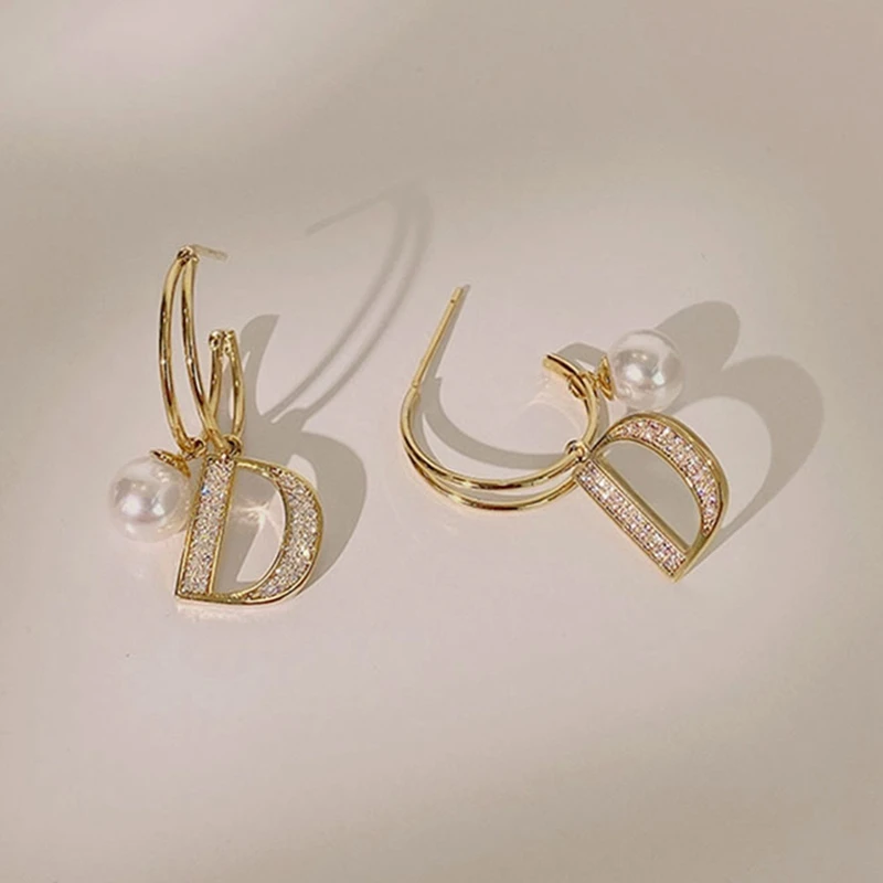 2021 новый корейский Блестящие Стразы имитация жемчуга личность с изображением