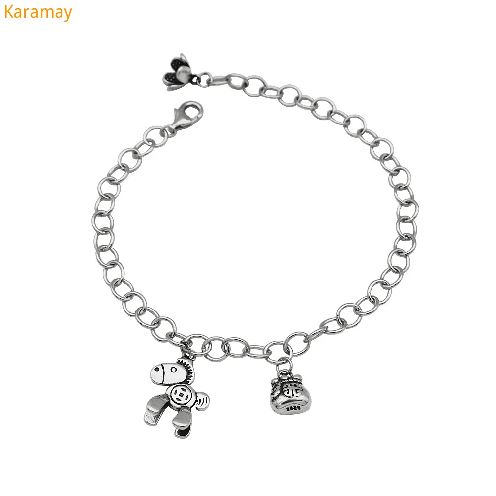 

Retro creative rich flower bracelet S925 sterling silver chain hand decoration chic personalized women's fashion jewelry