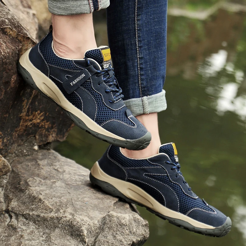 

Large Size Men Shoes Suede Leather Causal Shoes Fashion Autumn Lace Up Comfort Walking Shoes Outdoor Zapatos Hombre