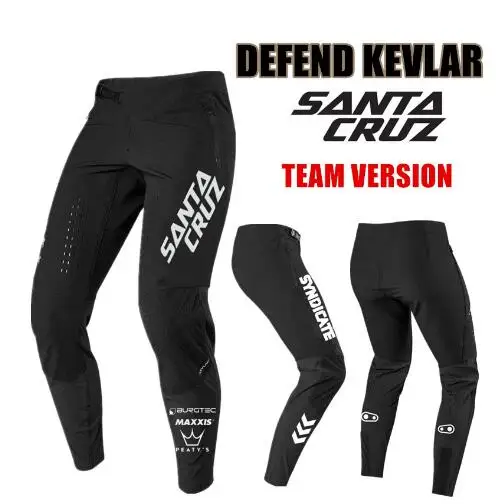 2021 вело брюки STREAM pin SANTA CRUZ велосипедные BMX горный велосипед XC брюки|Штаны для
