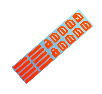 Наклейки на окна автомобиля светящиеся флуоресцентные наклейки для BMW 1 2 3 4 5 6 7