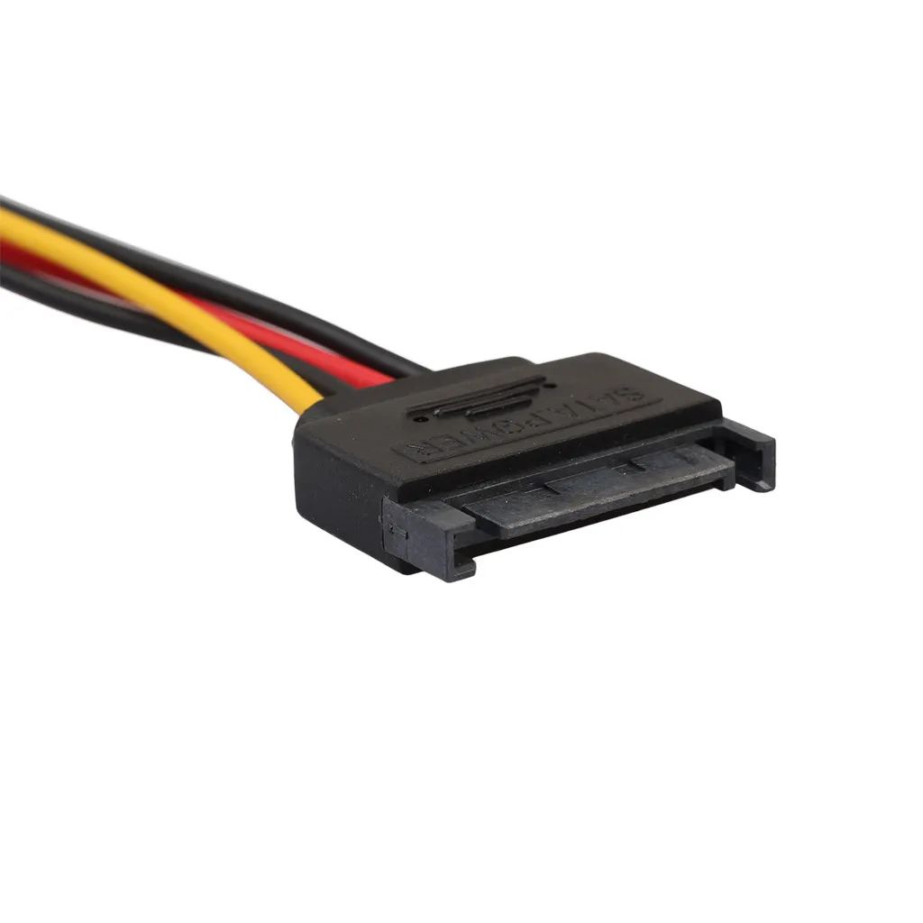 CARPRIE Кабели SATA 15-PIN типа папа Мощность подходит для Molex IDE/SATA 4-контактный разъем