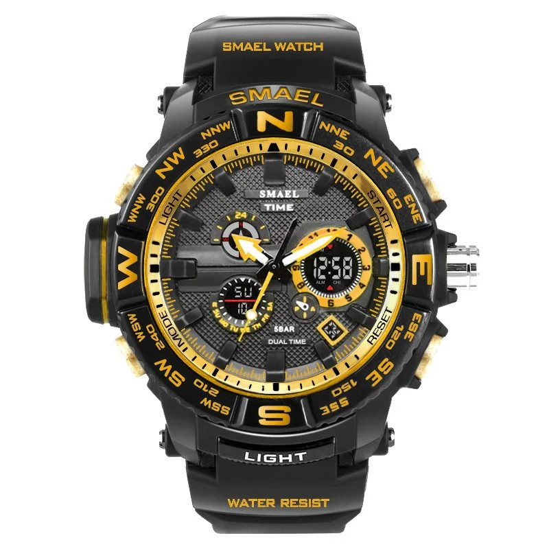 

Multi-Function Calendar Alarm Clock Luminous Waterproof Watch Outdoor Mountaineering Electronic Watch