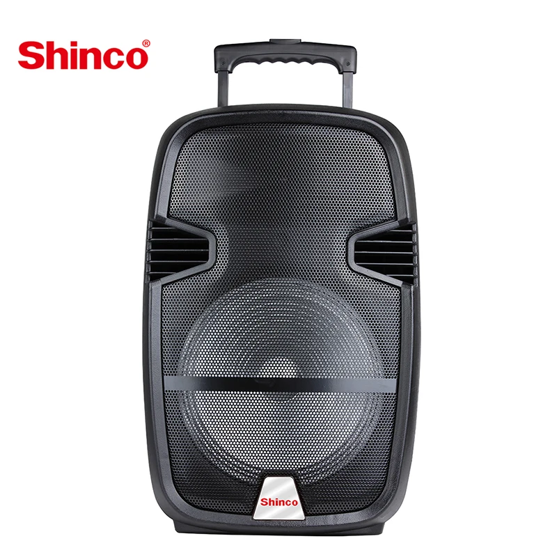 Shinco Портативный Мощный Bluetooth Динамик колонна большая караоке светильник s