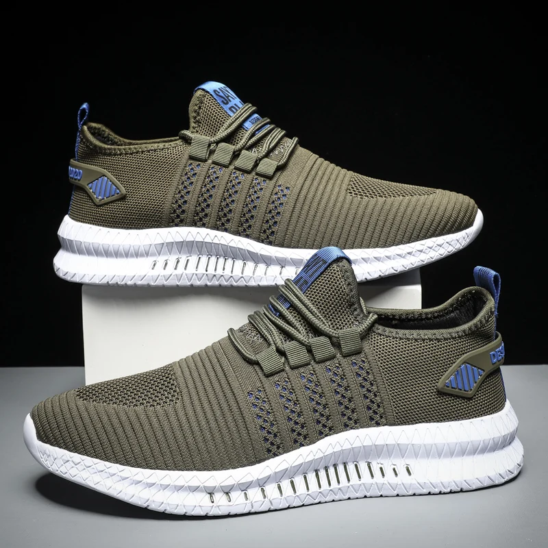 Sneakers Men Shoes Hot New Light Spots Running Breathable Soft Lace Up Mens Athletic Big Size 39-48 | Спорт и развлечения