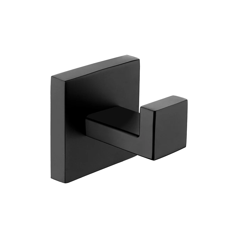 

Clothes hook clothes hook clothes hook square single clothes hook 304 stainless steel black pendant WY32704