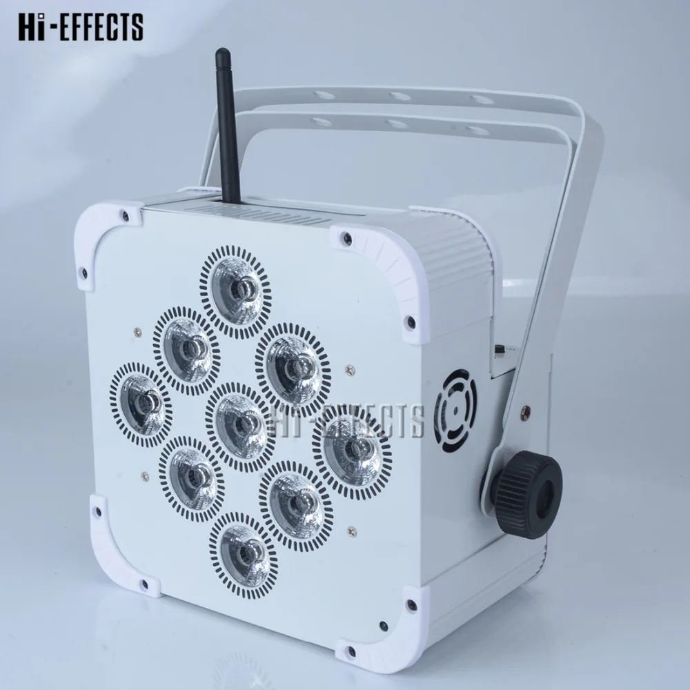 6 шт./лот, 9*18 Вт, RGBWA+ UV, 6в1, высокая яркость, светодиодный светильник, Wi-Fi, пульт дистанционного управления, для диджея, ночного клуба, вечерние украшения