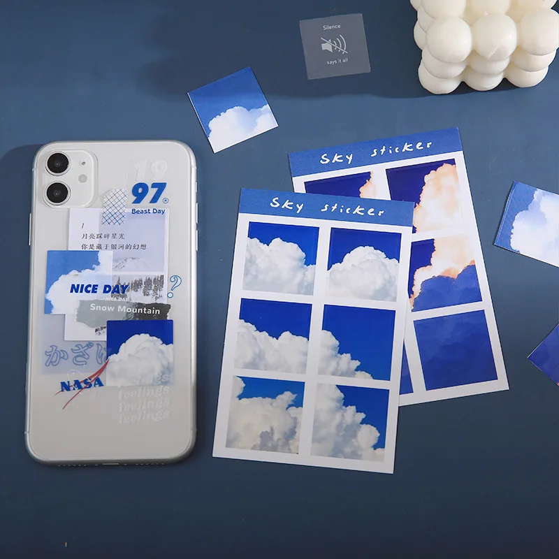 

1set/lot Kawaii Stationery Stickers landscape Diary Planner Decorative Mobile Stickers Scrapbooking DIY Craft Stickers