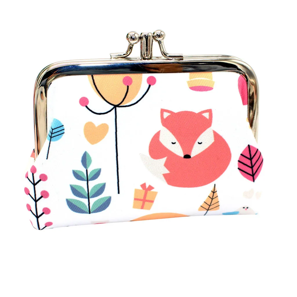 

Fashion Women Cute Printed Snacks Coin Purse Card Holder Handbags Keychain Ladies Fashion Print Purse Coin Purse