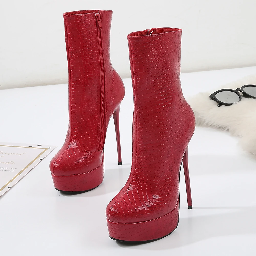 Новые весенние модные женские ботинки до середины икры повседневные осенние