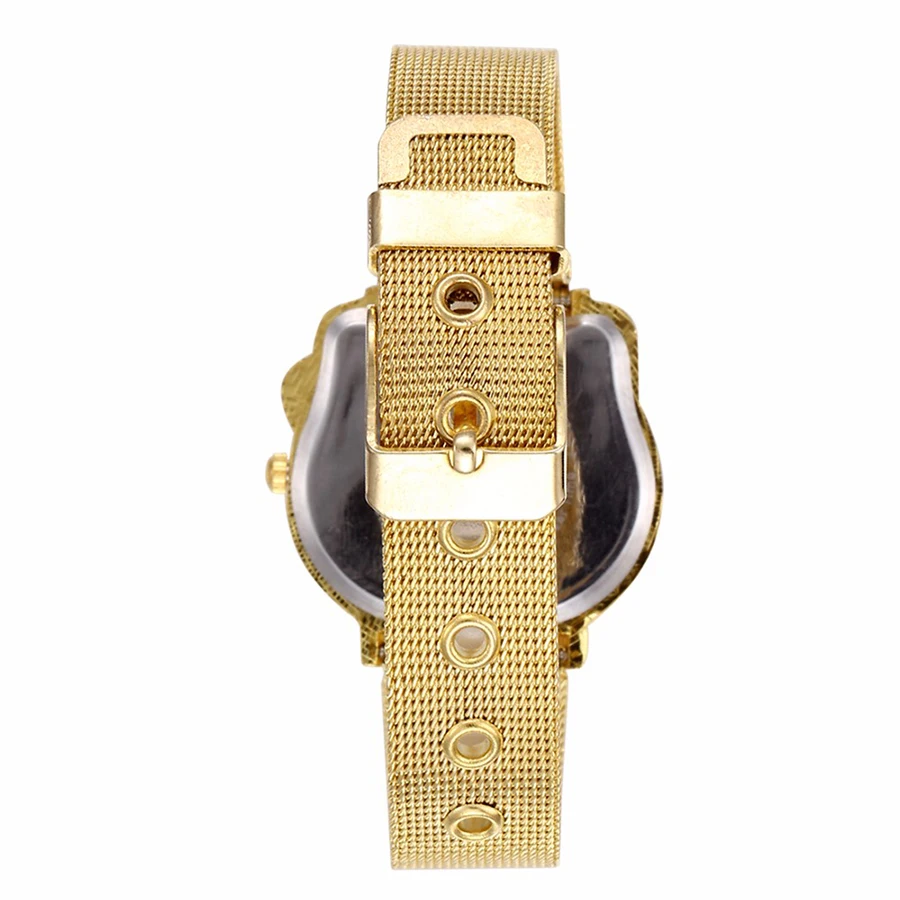 Reloj kitty/Детские часы для девочек Детские с рисунком Водонепроницаемые аналоговые