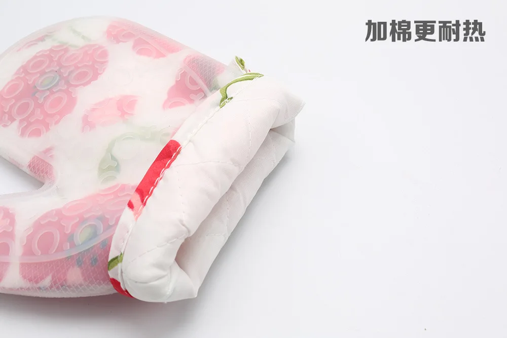 

1PCS Cotton + Silicone Kitchen Bakery Heat Resistant Silicone Glove Cooking Baking BBQ Oven Pot Holder Mitts Kitchen