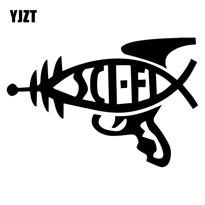 YJZT 16 7X11 3 см Evolution Sci-Fi креативная виниловая наклейка бампера для автомобиля