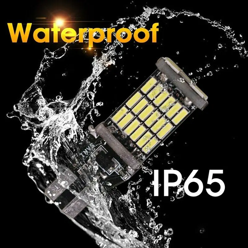 Горячая Распродажа 2 шт. светодиодная задняя лампа T15 45SMD 6000k белый свет задний
