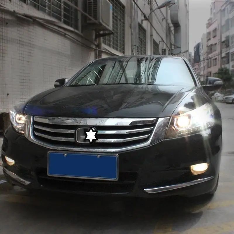 Наружные Drl Luces Assessoires Neblineros Led Para Авто Cob дневные ходовые фары автомобильные фары в сборе 08 для Honda Accord