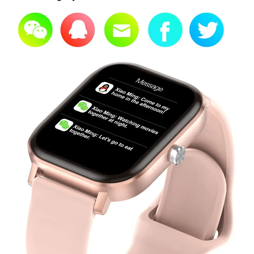 

P8 PRO MAX 1.75 inch HD Screen SmartWatch Men Women Fitness Tracker Blood Pressure ECG Clock GTS Smart Watch for Xiaomi IOS