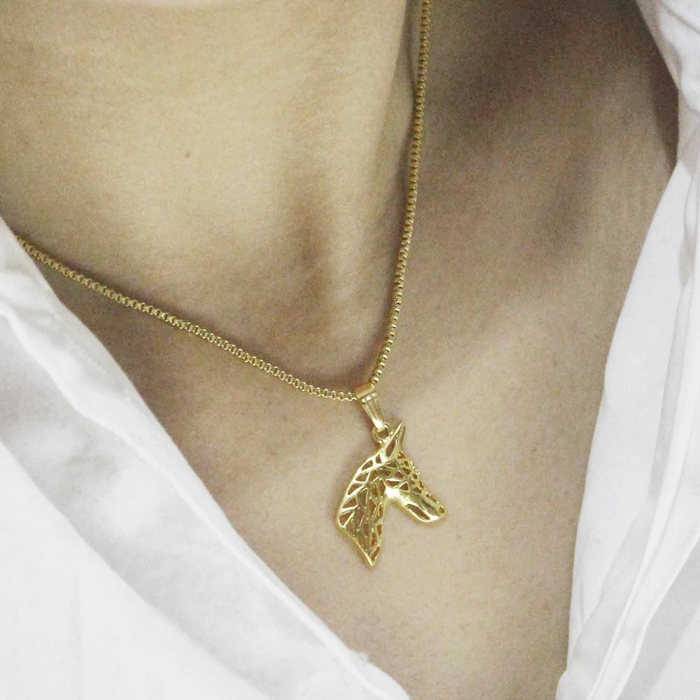 Doberman профиль кулон собачья порода покрытые животными ожерелья Шарм для