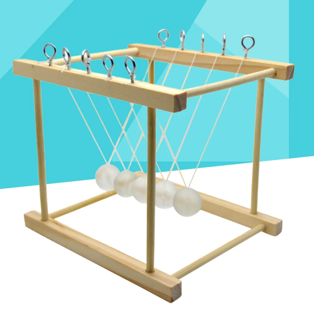 

DIY Assembly Newton's Cradle Balance Balls Model Kids Science Experiment Kit Educational