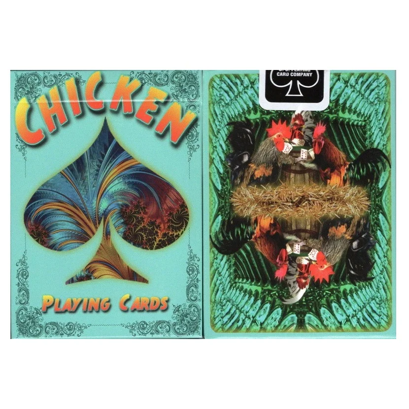 

Chicken Playing Cards Cock Deck Rooster Poker USPCC Limited Edition Magic Card Games Magic Props Close Up Magic Tricks