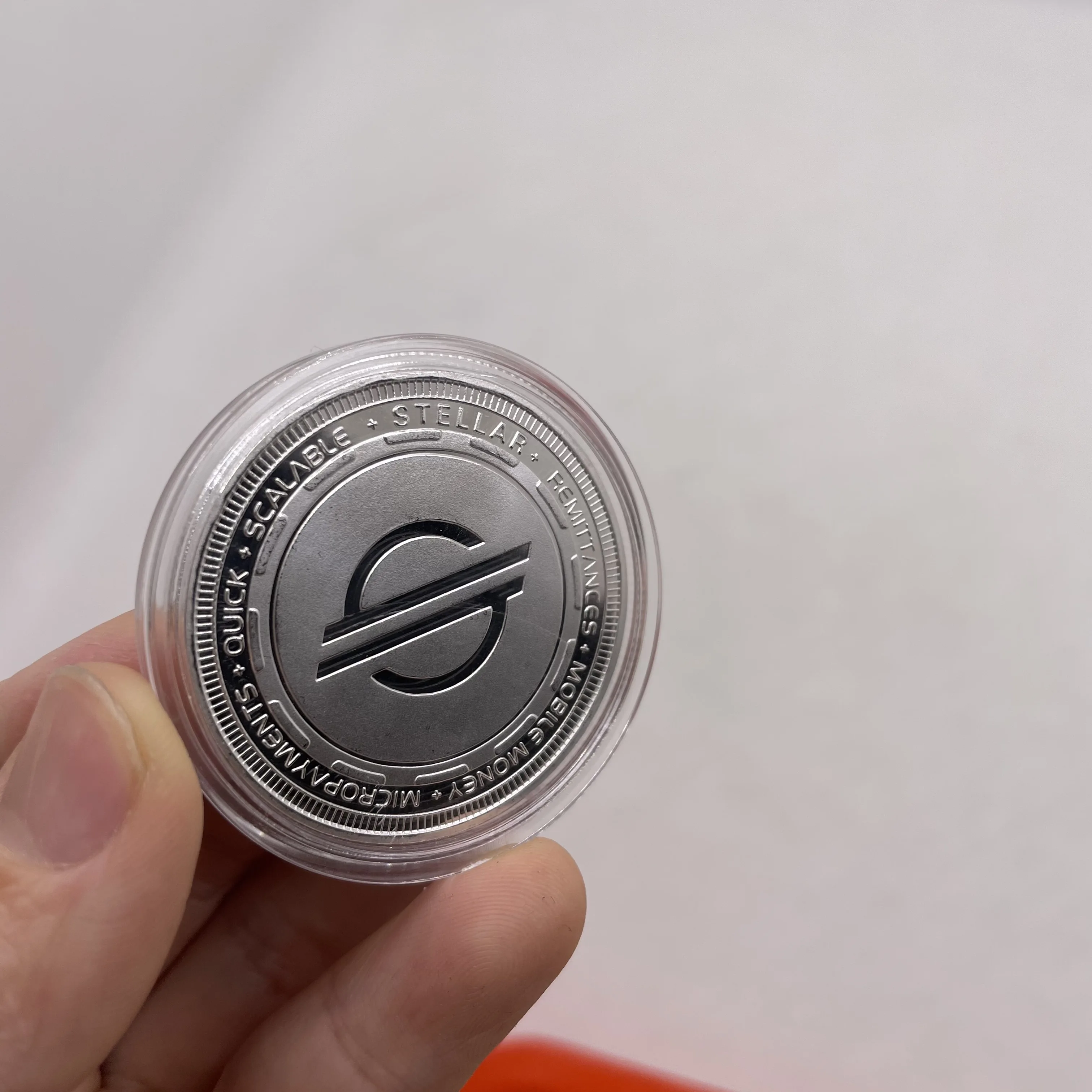 CO38 люмен Stellar быстрая микросила валюта позолоченная памятная криптовалюта