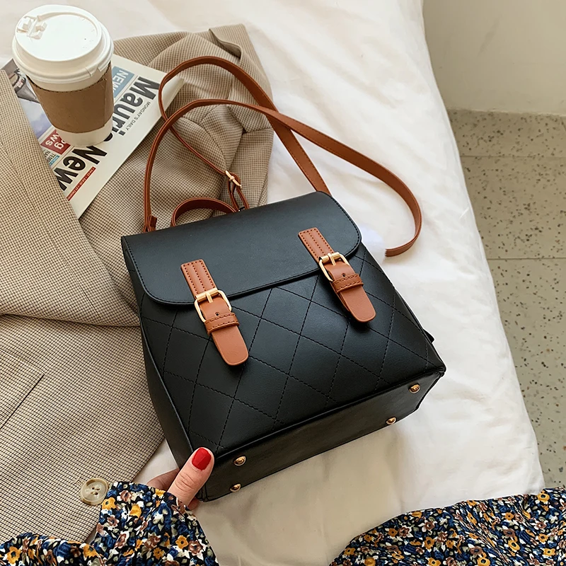 

2021 New Woman Fashion Backpack High Quality Large Capacity Outdoor Travel Backpack Female Shoulder Bag Student School Bag